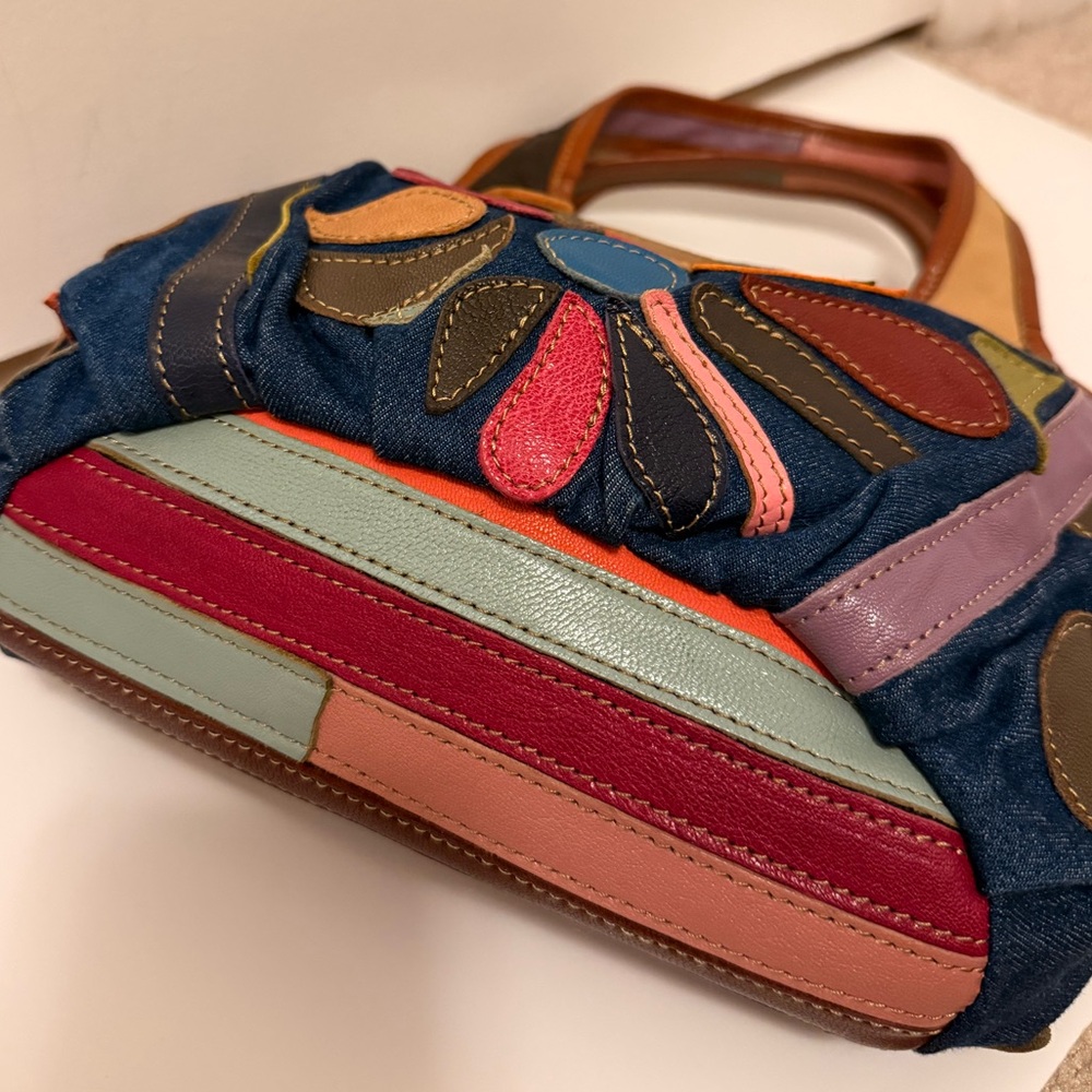 Multicolor Ameri Leather Floral Design Women's Ho… - image 7